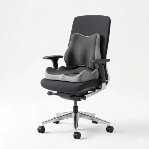 Lumbar Back Support Cushion Car Seat Wheelchair Office Chair Pillow Memory Foam