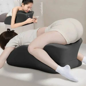 Memory Foam Lumbar Support Cushion Washable Backrest for Office Chair Bed