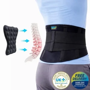 Back Support Belt Lumbar Brace Lower Back Pain Relief Sciatica Women Men